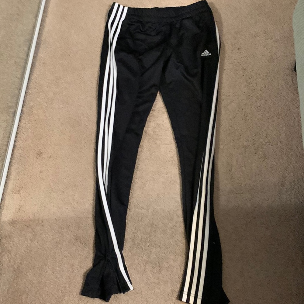 Adidas pants with stripes